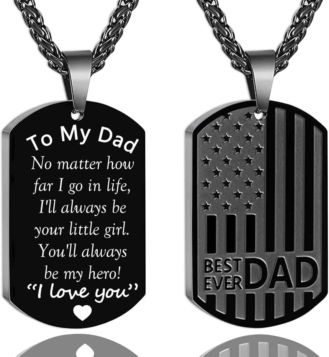 Best Dad Ever necklace Father's Day gift_best_review_1750577954