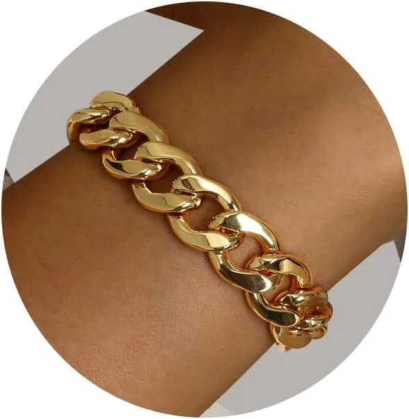 chunky gold bracelet for women_best_review_1751026761