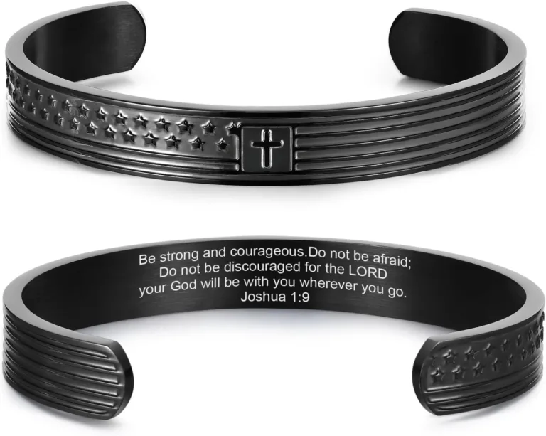 inspirational men's cross cuff bracelet_best_review_1750729533