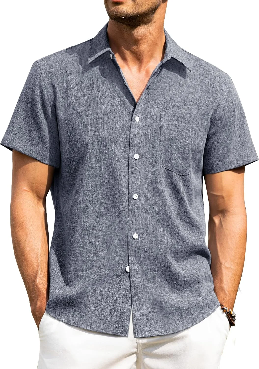 men's linen shirt wrinkle-free_best_review_1750772738