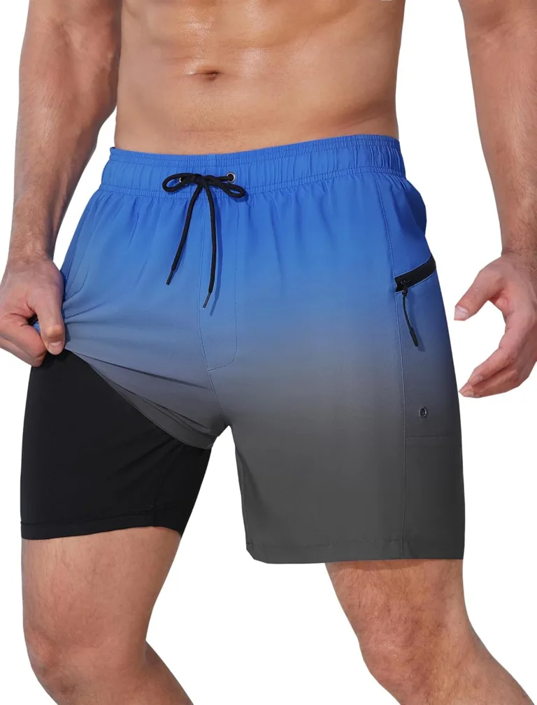Men's swim trunks with compression liner and zipper pockets_best_review_1752691742